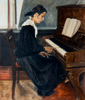 Die Klavierspielerin | 1988 | oil on hardboard | 82 cm x 70 cm