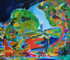 Die sonderbare Welt der Uta W. aus T. | 2004 | oil on canvas | 60 cm x 70 cm