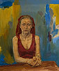 Maja | work in progress | oil on canvas | 70 cm x 59 cm