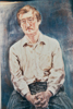 Portrait eines jungen Mannes | oil on hardboard | in private property